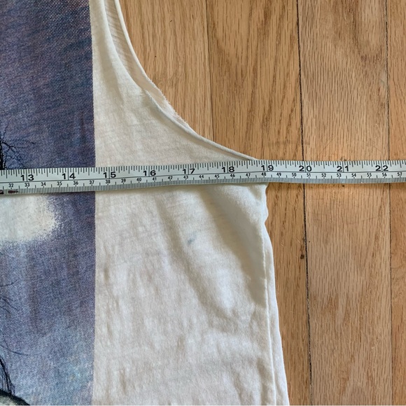 Women’s True Religion Graffiti Art Cut Off Muscle Tee Punk Alt Size Medium - Picture 11 of 12